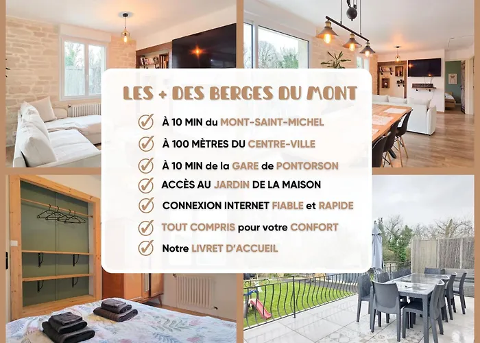 Aux Berges Du Mont - 10 Min Mont-saint-michel, Jardin & Parking Pontorson