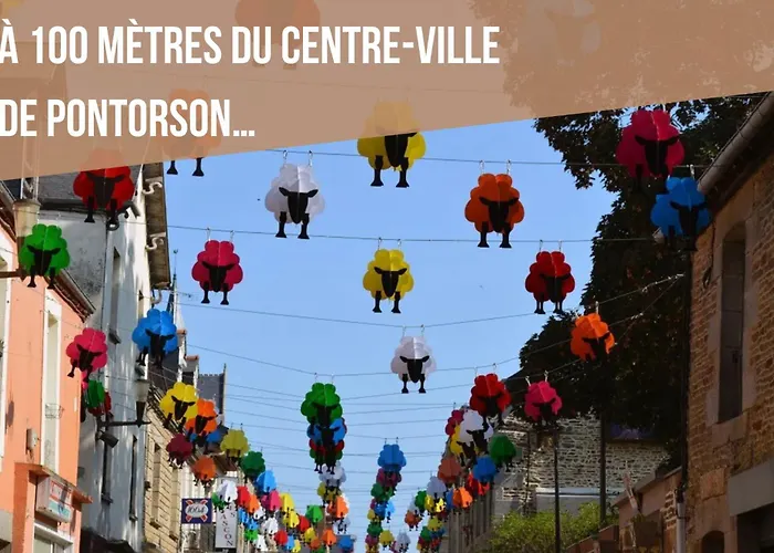 公寓 Aux Berges Du Mont - 10 Min Mont-saint-michel, Jardin & Parking 蓬托尔松