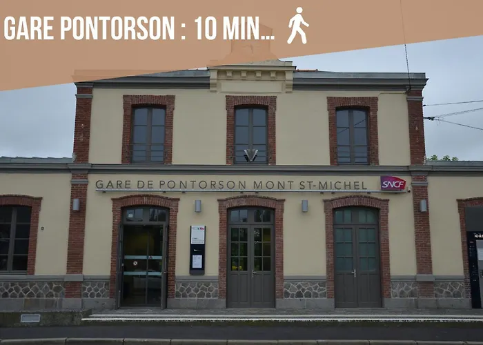 Aux Berges Du Mont - 10 Min Mont-saint-michel, Jardin & Parking 蓬托尔松